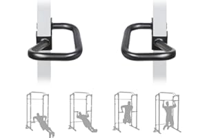 ‎SYL FITNESS SYL Fitness Dip Barren für 5CM x 5CM Vierkantrohr-Power-Racks, Schmale und breite Dips Doppelgriffe (Patent angemeldet)