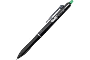 DLM DIRECT Pilot Frixion Ball Plus - Bolígrafo de punta redonda borrable verde de 0,7 mm, tinta termosensible, borrado limpio, escritura suave, cuerpo de plástico duradero para oficina, escuela, marcado de telas