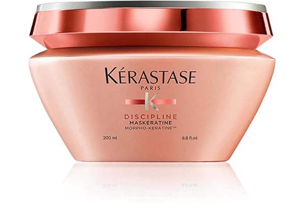 KÉRASTASE Discipline - Maskératine - Masque Capillaire Disciplinant Anti-Frisottis - Répare & Nourrit - Complexe Morpho-Kératine - Cheveux Secs & Indisciplinés - 200 ml