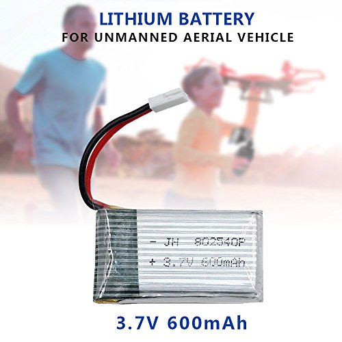 Preisvergleich Produktbild Hanbaili Lipo Batterieladegerät, 3.7V 600mAh Überladungsschutz und schnellere Aufladegeschwindigkeit für Syma X5C X5SC X5SW X55 Hubschrauber