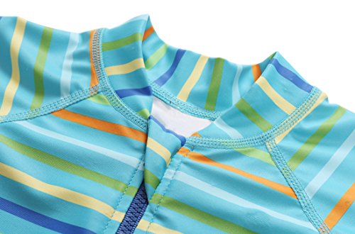 CharmLeaks Baby – Einteiler Badeanzug für Säugling Kinder mit Streifen UV-Schutz 50+ Von 3 Monate Bis 3 Jahre Alt - 3
