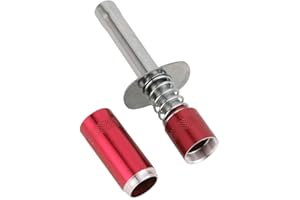 VGEBY - Accenditore a Candela, in Lega di Alluminio, per accensione Motore 1/10, Accessorio Compatibile con Camion Modello Olio HSP 80103 (Rosso)