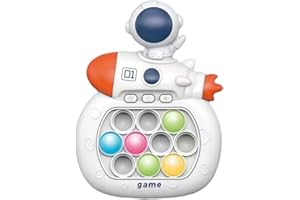 UBIK Pop It Electrónico Juguetes Quick Push Pop It Electrónico 4 Mode con Sonido y luz Juguetes sensoriales y mágicos (S-Astronauta)