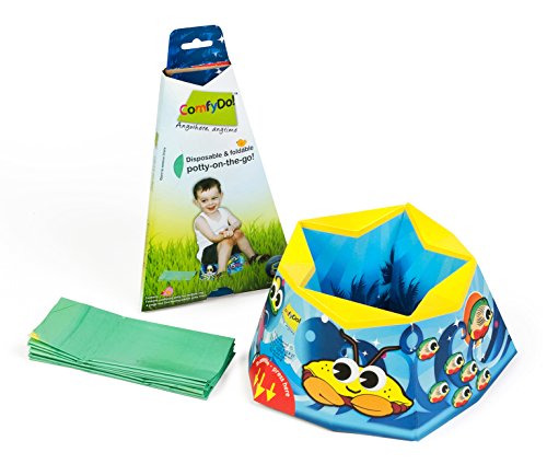 Book's Cover ofComfyDo 2002 Ocean Blue Vasino da Viaggio Pieghevole Usa e Getta Blu