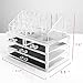 Apgstore Cosmetic Organizer Clear Acrylic Makeup Drawers Holder Case Box Jewelry Storage