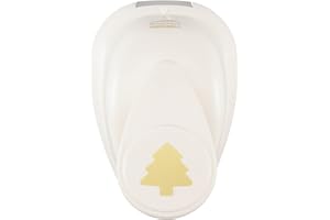 Vaessen Creative 21436-040 Motivstanzer, Small Stanzer Tanne, Ausstanzung 1,5 cm Weit, Metall, lila, 6.5 x 4.5 x 4.4 cm