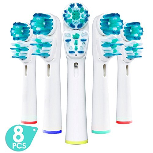 Price comparison product image Premium Generic Replacement Brush Heads for Oral-B Braun Dual Clean (8 or 20 Pack) / Fits: Dual Clean Electric Toothbrushes,  3D Excel,  Advance Power,  Professional Care,  Smart Series,  Pro Health