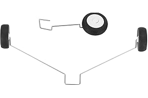 sourcing map 1 Set RC Airplane Landing Gear Wheels for Toys Airplane Accessories RC Aircraft DIY Parts RC Plane Jet Replacement