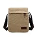 Produktbild Herren Canvas Schultertasche,BestShope Männer Business Mini Messenger Umhängetasche Brusttasche Gürteltasche Freizeitsport Wilde Handtasche Neutraler Rückentasche Reißverschluss Reisetasche