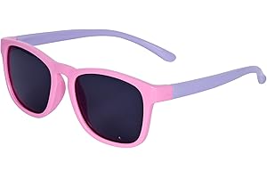 JoXiGo Gafas de sol polarizadas para niños y niñas (3-12 años) + soporte para gafas + bolsa de gafas de sol