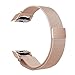 Produktbild Fintie Gear S2 Armband (5,9 -8,9 Zoll) - Edelstahl Milanese Magnet UhrBand Uhrenarmband Ersatzband Replacement für Samsung Gear S2 Sport Smart Watch (Nicht für Gear S2 Classic und Gear Fit 2), Roségold