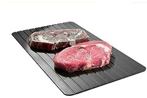 RHP Defrosting board for meat/fish/vegetables for quick, natural defrosting (without electricity) accessories, kitchen defrost unfreeze, dishwasher safe, 29.5 x 20.5 x 0.3 cm