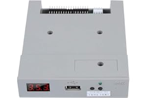 DIYEENI USB Emulator, SFR1M44-FU 3.5in USB Floppy Drive Emulator, Floppy to USB Converter for Embroidery Machine,Floppy Drive to USB Flash Stick with 1.44MB Format,Plug and Play