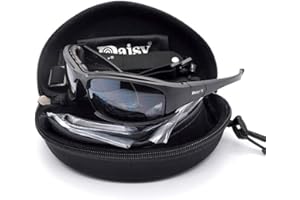 TRYMWAY Táctica Gafas 4LS Mens Militar X7 polarizadas Gafas de Sol a Prueba de Balas para Practicar Airsoft Gafas de Humo Lente Moto Ciclismo Gafas