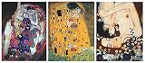laminas klimt Impresión digital sobre panel de fibra de madera ecológica.
