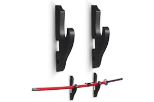 SUWIWKKOA Sword Wall Mount, Lightsaber Wall Mount, Sword Stand, Sword Holder For Samurai Sword Katana Swords Fake Sword, Katana Wall Mount, Katana Stand, Katana Holder, Lightsaber Stand (Black)
