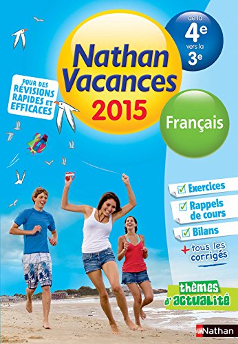 Download Cahier de vacances - Français 4e - 3e Download Cahier de vacances - Français 4e - 3e