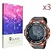 Produktbild Casio WSD-F20 Schutzfolie, Lamshaw Hartglas 9H Panzerglas Displayschutzfolie für CASIO Smart Watch WSD-F20 Protrek Smart (Glas-Klare)