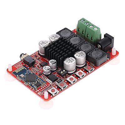 KKmoon TDA7492 50W+50W 2 Canaux Vocals & Bluetooth CSR4.0 Module de Récepteur Audio Amplificateur Numérique Board, avec Ailette de Refroidissement