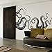 Produktbild Vinyl Kraken Wall Decal Octopus Tentacles Wall Sticker Sea Monster Decals Squid Wall Graphic Mural Home Art Decor Black by DigTour WallArt