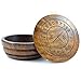 Executive Shaving Large Oak Wood Shaving Soap Lathering Bowl with Lid