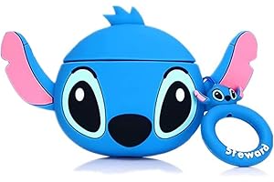 Viwind Cover Custodia Compatibile con AirPods 3rd Gen Divertenti Silicone,Cartoni Animati per AirPod 3,Antiurto & Supporto Ricarica Wireless-Stitch