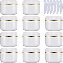 Contenitori Cosmetici Vuoti 50ml - 12 Pezzi In Plastica Con Spatole Ed Etichette, Per Creme E Polveri - Foto 7