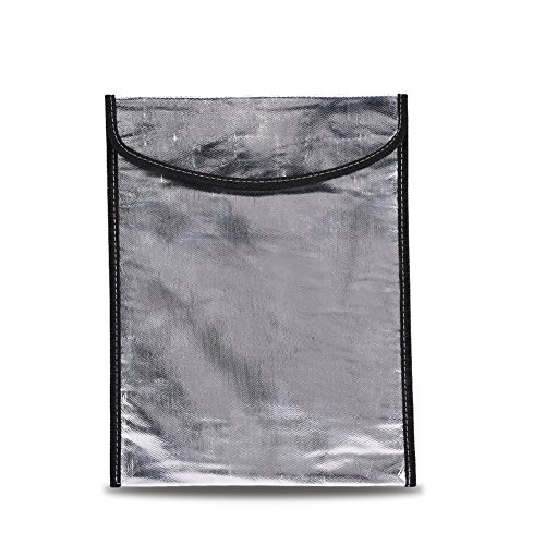 Preisvergleich Produktbild Feuerfeste Tasche Dokumententasche Brandschutztasche Wasserdichte Tasche für Bargeld Passport