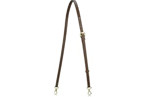 A ALLZEDREAM ALLZEDREAM Correa para Bolso Mujer Cuero Ajustable Extraíble Recambio, café, M, Duradero, resistente