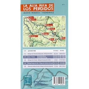 Alta Ruta De Los Perdidos, La Mapa 1:30000 (Mapa Y Guia Excursionista)