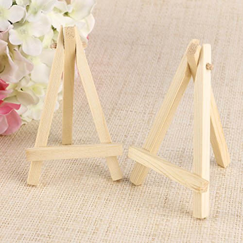 10 Mini-Staffelei aus Holz Künstler-Reihe, Platzkartenhalter, Display-Ständer, - 5