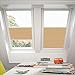 Produktbild Orignal VELUX Plissee / Faltstore FHL SK08 1270S / Bedienart : Manuell / Farbe : Dekor Weiß/Gelb / Fenstergröße : SK08 / Fenstertypen : GGU, GGL, GPU, GPL, GTU, GTL, GXU, GXL _17524