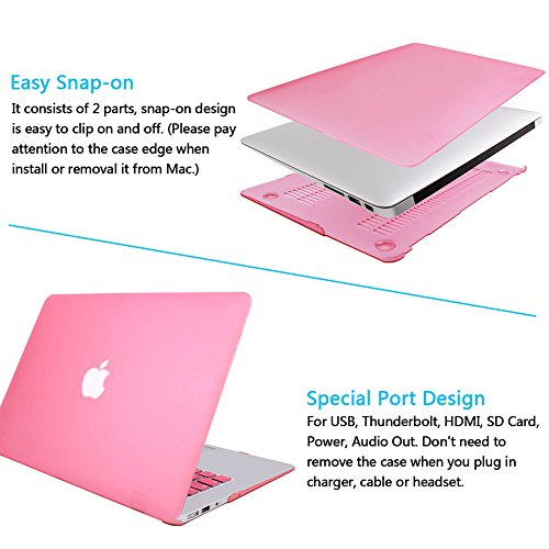 MacBook Air 13 H  lle Case  STONG MacBook Air 13 H  lle Cover Matte Gummierte Harte Schutzh  lle f  r Macbook Air 13   Case Shell Hard Plastik mattier