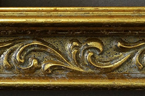 Spiegel Wandspiegel Badspiegel Flurspiegel Garderobenspiegel – Über 200 Größen – Verona 558P-ORO Gold 4,4 – Außenmaß des Spiegels 40 x 60 – Wunschmaße auf Anfrage – Antik, Barock - 3
