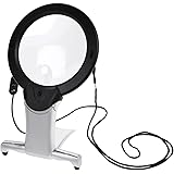 NZQXJXZ 10X 20X Magnifying Glass With Light And Stand, India