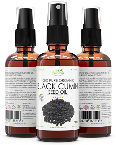 Black Cumin Seed Oil Best Essential 100% Pure & Organic Skin Care Product-Natural Anti-Aging Moisturizer For Men & Women-Professional Acne Scar Removal/Cure For Teens, Girls, Boys-Hydrates & Fades Dark Spots, 50 ml