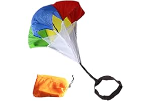 wiiAiloo Speed Resistance Training Parachute Sprint Parachutes Equipment Sprint Parachutes Resistance Training Tool for Kids Teenager (colour)