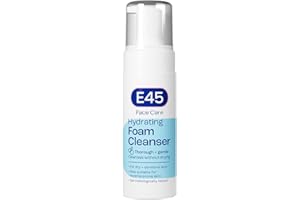 E45 Foaming Face Wash - Daily Cleanser for Dry & Sensitive Skin - Gentle Makeup Remover - Softens Skin & Controls Oil - Skincare for Women & Men, 150ml
