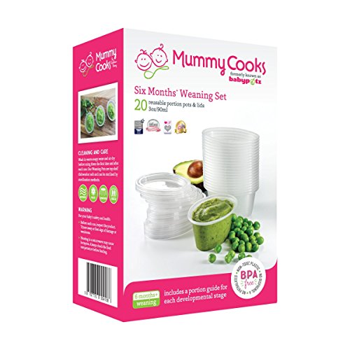 Babypotz – 20 Stück , 90ml, ohne BPA , Mehrwegtransportbehälter für Babynahrung , Tiefkühl fit - 2