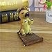 Produktbild WDDqzf-Ornaments Skulptur Figur Dekoration Statuen Kreative Niedlichen Hund Universal Telefon Halterung Simulation Hund Statue Harz Handwerk Ornament Desktop Dekor Für Smartphone iPhone Geschenk, F
