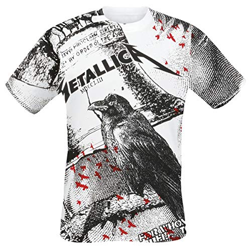 Metallica Bell Tolls Camiseta Blanco L