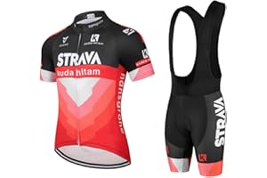 MSPORT Ropa de ciclismo Maillot Ciclismo Hombre completo camiseta + pantalones cortos 5D Gel Acolchado