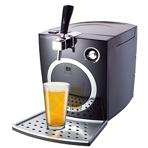 Bierzapfanlage für 5-Liter-Fass Zapfanlage für Bierfass Kühlung Temperaturanzeige (Abnehmbare Tropfschale, Pumpensystem,72 Watt) - 2