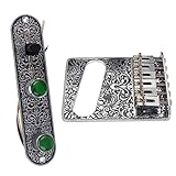 gitarrenwandhalter telecaster Material: Zinklegierung Zinklegierung Gitarre Prewired Control Platte Telecaster Bridge Platte