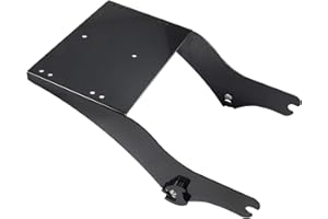 Benlari Black Detachable Trunk Mount 97-08 Tour Pack Pak Mount Trunk Rack Sturdy Bracket Compatible for Harley Davidson Touring Electra Glide Road King Road Glide Ultra Classic Chopped 1997-2008