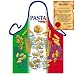 Produktbild Grillschürze mit Urkunde - Italienische Pasta Nudeln - Lustige Motiv Schürze als Geschenk für Grill Fans mit Humor - NEU mit gratis Zertifikat
