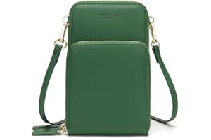 myfriday Crossbody Phone Bags for Women Small Shoulder Bag Handbags Multifunctional Cellphone Bag Lightweight Wallet Purses 3 Main Pockets with Card Slots