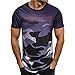 Produktbild Cramberdy T Shirts Männer T Shirt Herren Kurzarm Bluse Top Herren Shirt Freizeit Tops Sweatshirt Kurzarmshirt T-Shirts Herren Tops Brief Drucken Sommer Hemd Oberteile Trainingsanzug Camouflage