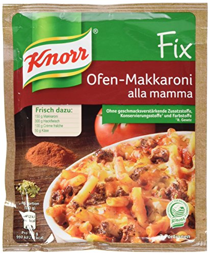 Preisvergleich Produktbild Knorr Fix Ofen-Makkaroni alla mamma 3 Portionen (10 x 52 g)