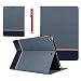 Produktbild Forhouse Hülle iPad 5 / iPad Air, PU Ledertasche Flip Magnet Etui Mit Standfunktion Ultra Schlanke stoßfest Schutzhülle für iPad 5 / iPad Air (Dark Grey)